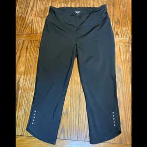 Old Navy Spandex cropped running pant black XL